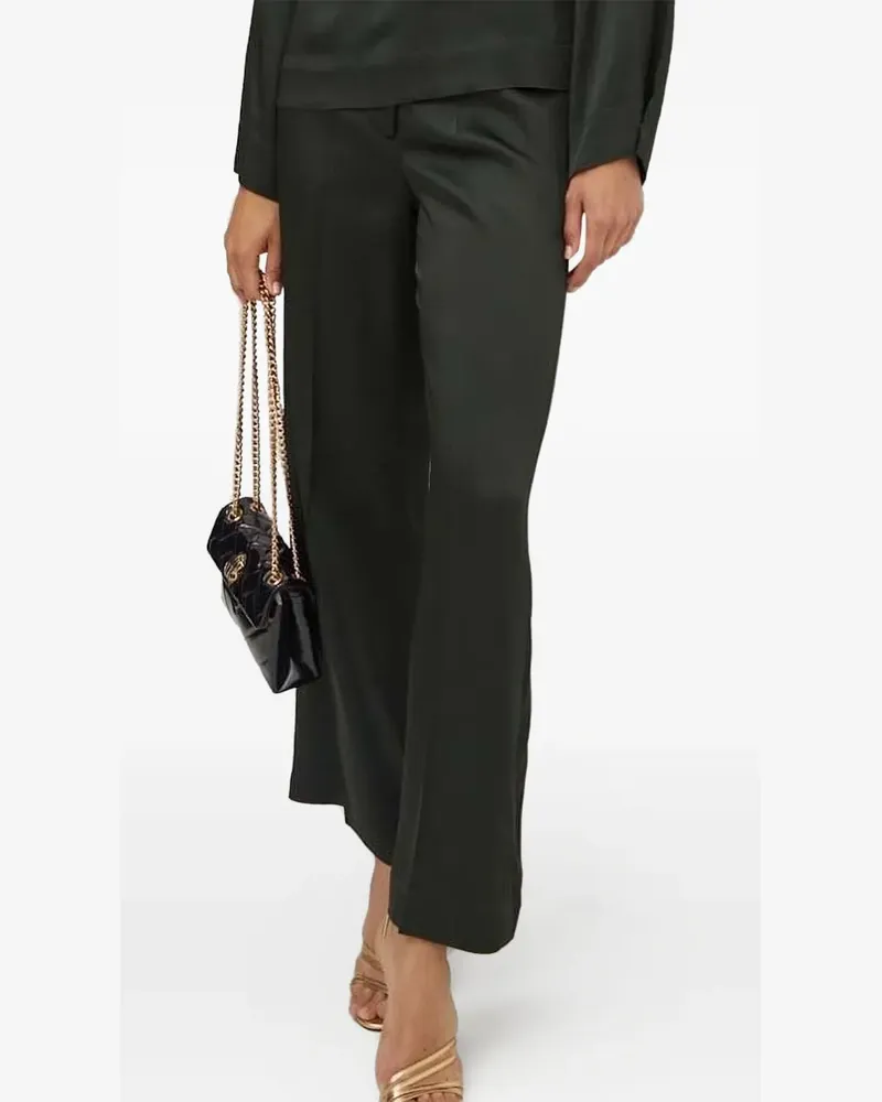 Liviana Conti High-Waist-Hose mit Bügelfalten - Schwarz Schwarz