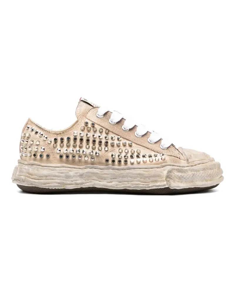 MIHARAYASUHIRO stud-embellished sneakers - Nude Nude