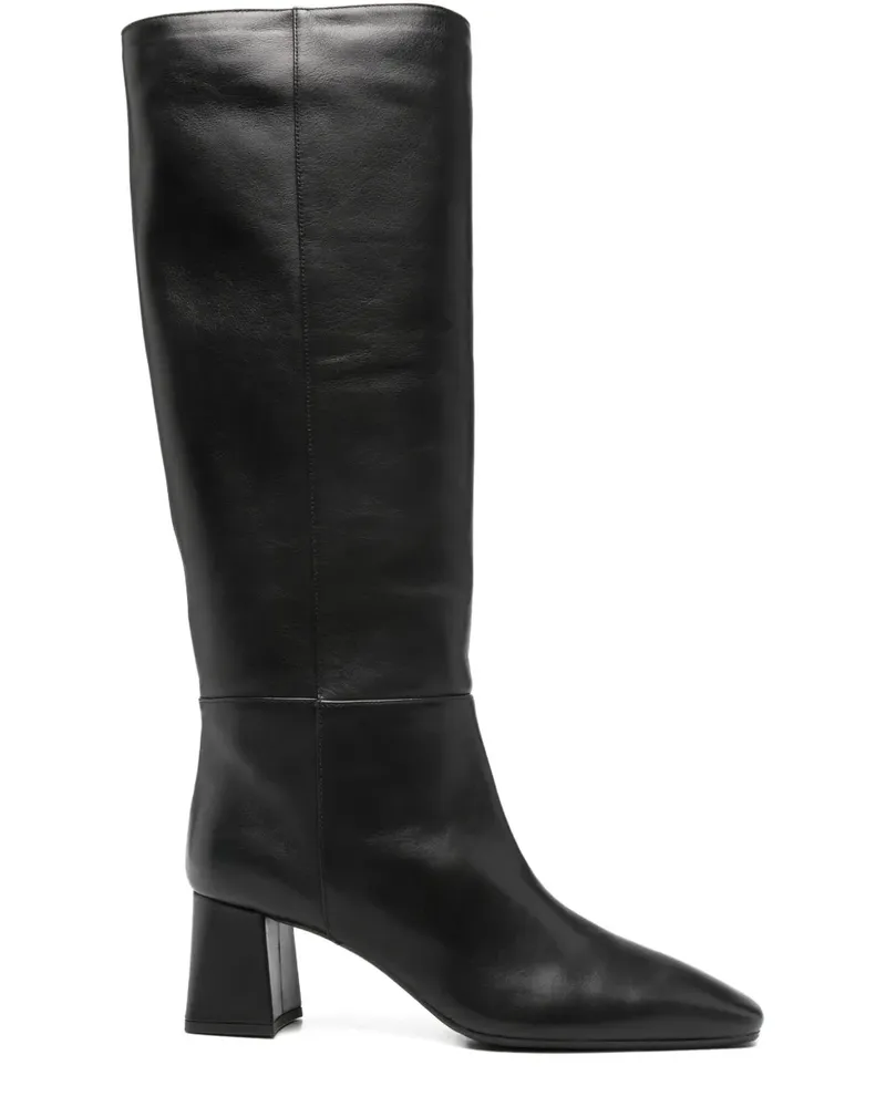 Fabio Rusconi Eckige Stiefel - Schwarz Schwarz