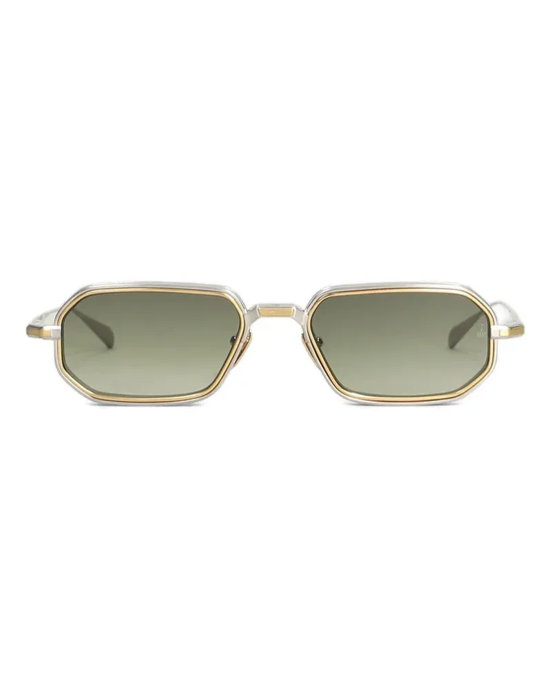 Jacques Marie Mage Squadron geometric-frame sunglasses - Silber Silber