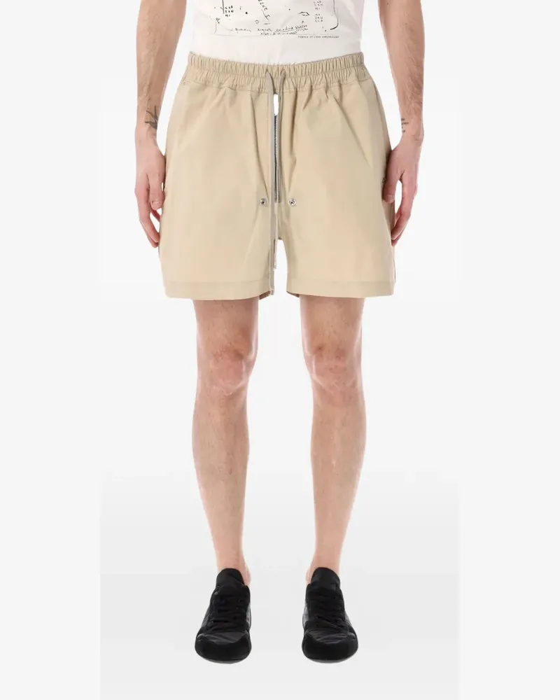 Rick Owens Bella zipped boxers shorts - Nude Nude