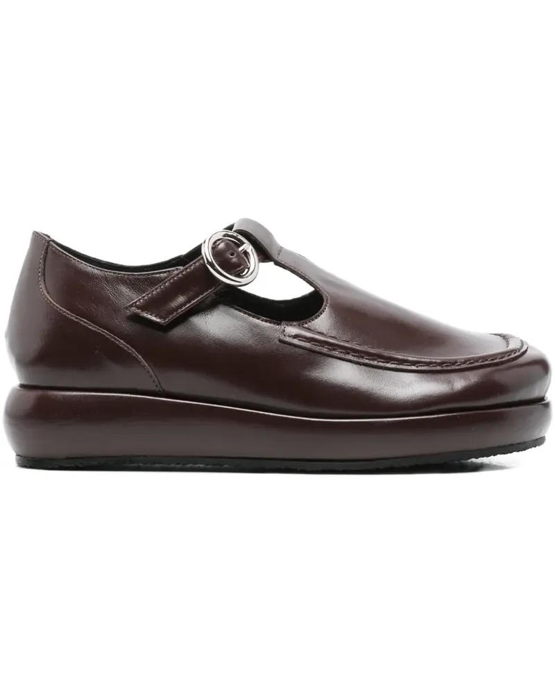 NICOLE SALDAÑA Loafer mit Schnallenverschluss - Braun Braun