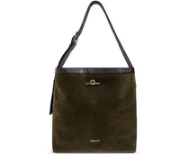 Shopper aus Wildleder - Grün