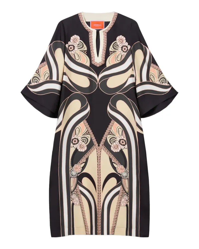 La DoubleJ Kleid mit Print - Schwarz Schwarz