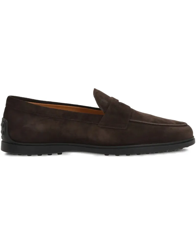 TOD'S Loafer aus Wildleder - Braun Braun