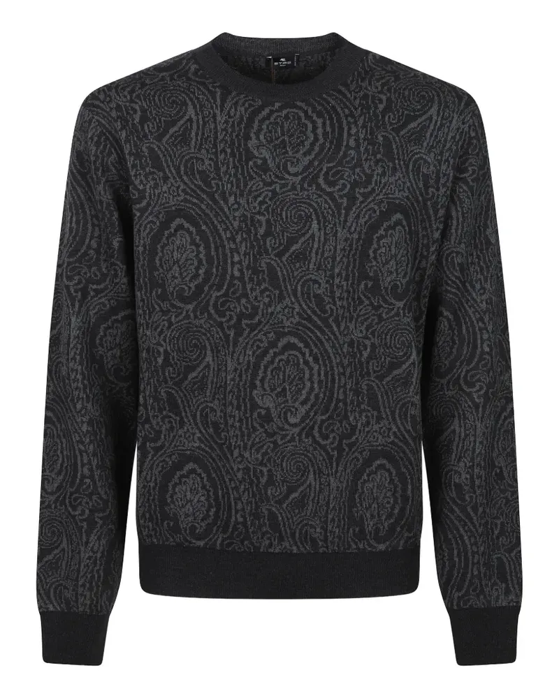 Etro Paisley-jacquard sweater - Schwarz Schwarz