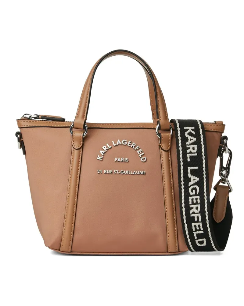 Karl Lagerfeld Mini Rue St-Guillaume Tote Bag - Braun Braun