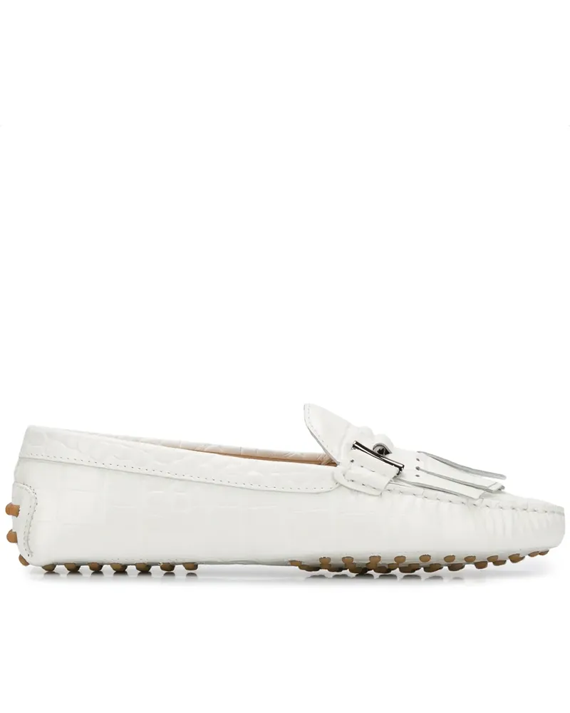 TOD'S Gommino' Loafer - Weiß Weiß