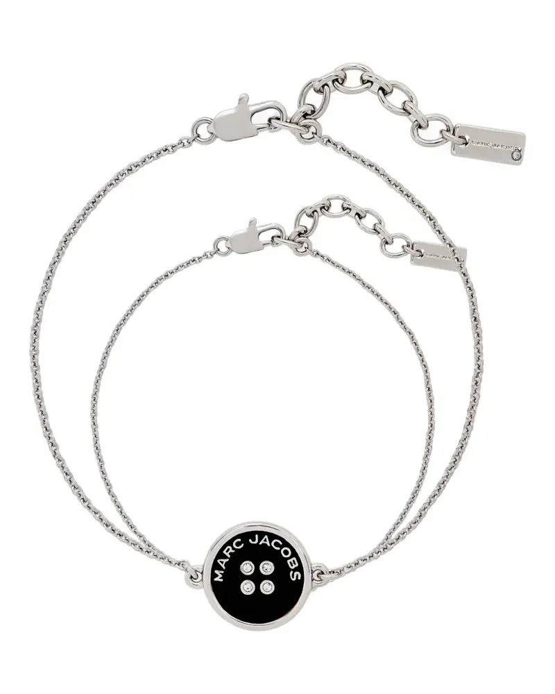 Marc Jacobs The Button Kettenarmband - Schwarz Schwarz