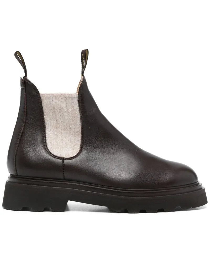 Doucal´s Stiefeletten aus Leder - Braun Braun
