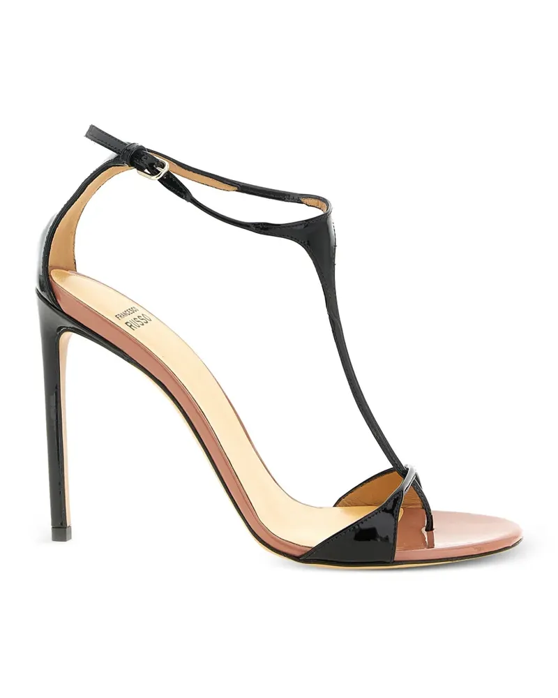 Francesco Russo T-strap ankle-strap sandals - Schwarz Schwarz