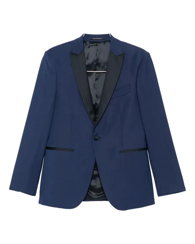 Carlo Pignatelli peak-lapel suit - Blau Blau