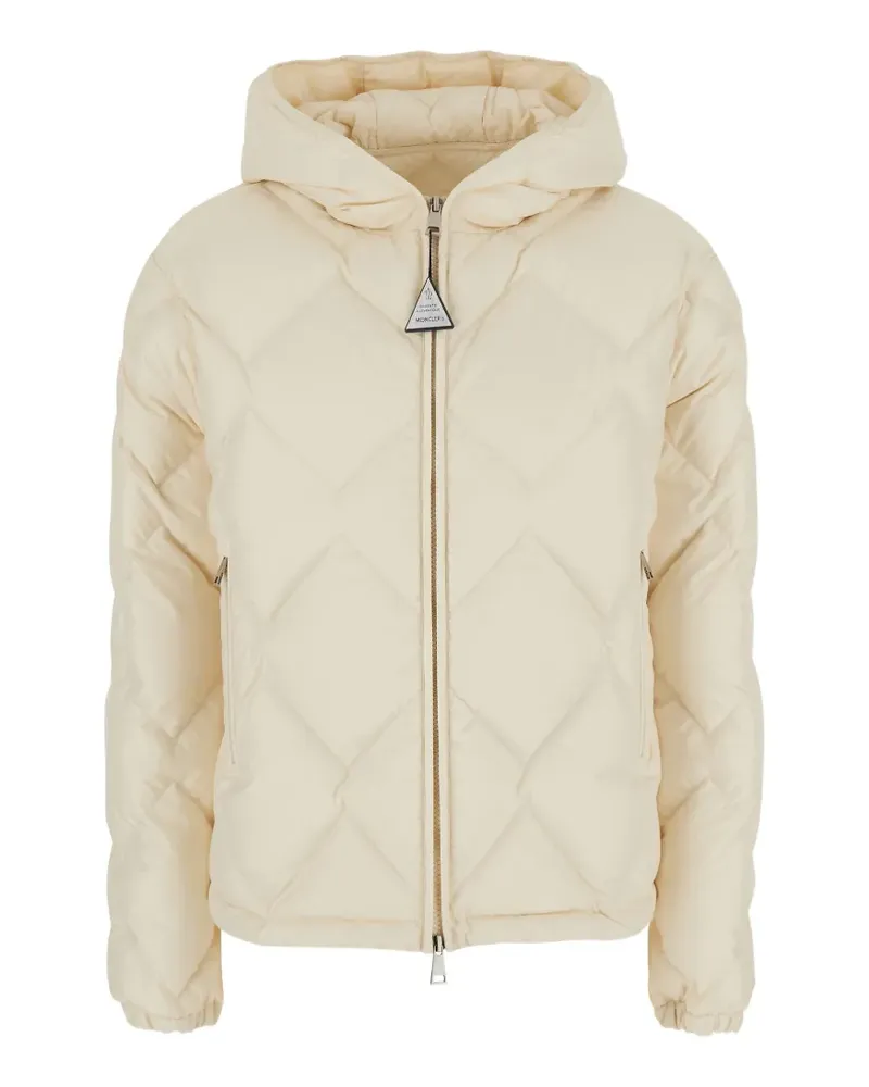 Moncler Arvouinne hooded triangle-quilted puffer jacket - Weiß Weiß