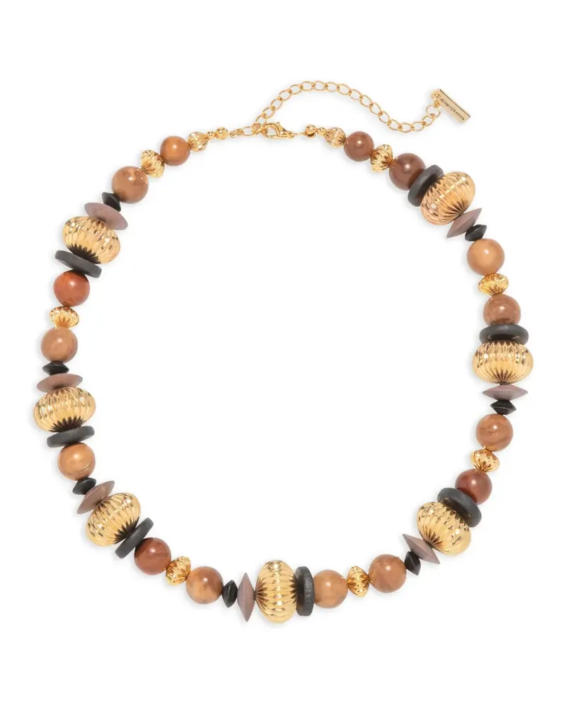 Jennifer Behr Rumi beaded necklace - Gold Gold