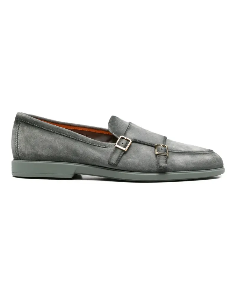 Santoni double-strap monk shoes - Grün Grün