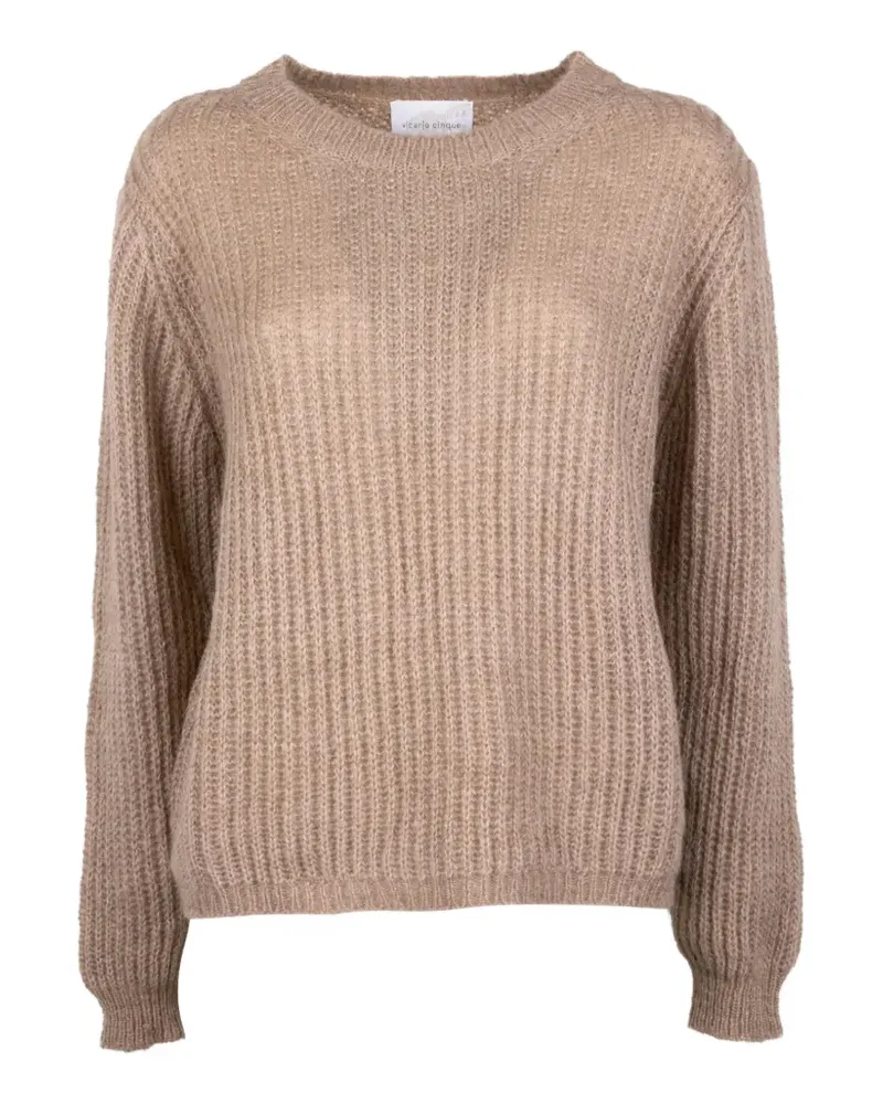 cinque ribbed-knit sweater - Nude Nude