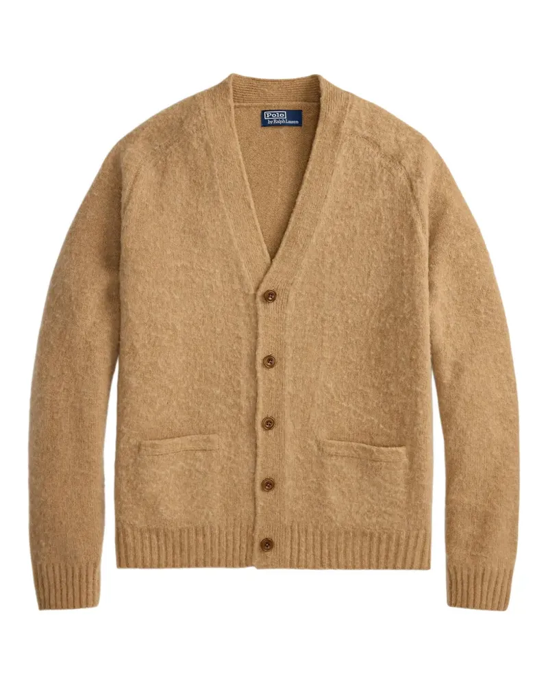Ralph Lauren Cardigan mit Ellenbogen-Patches - Nude Nude