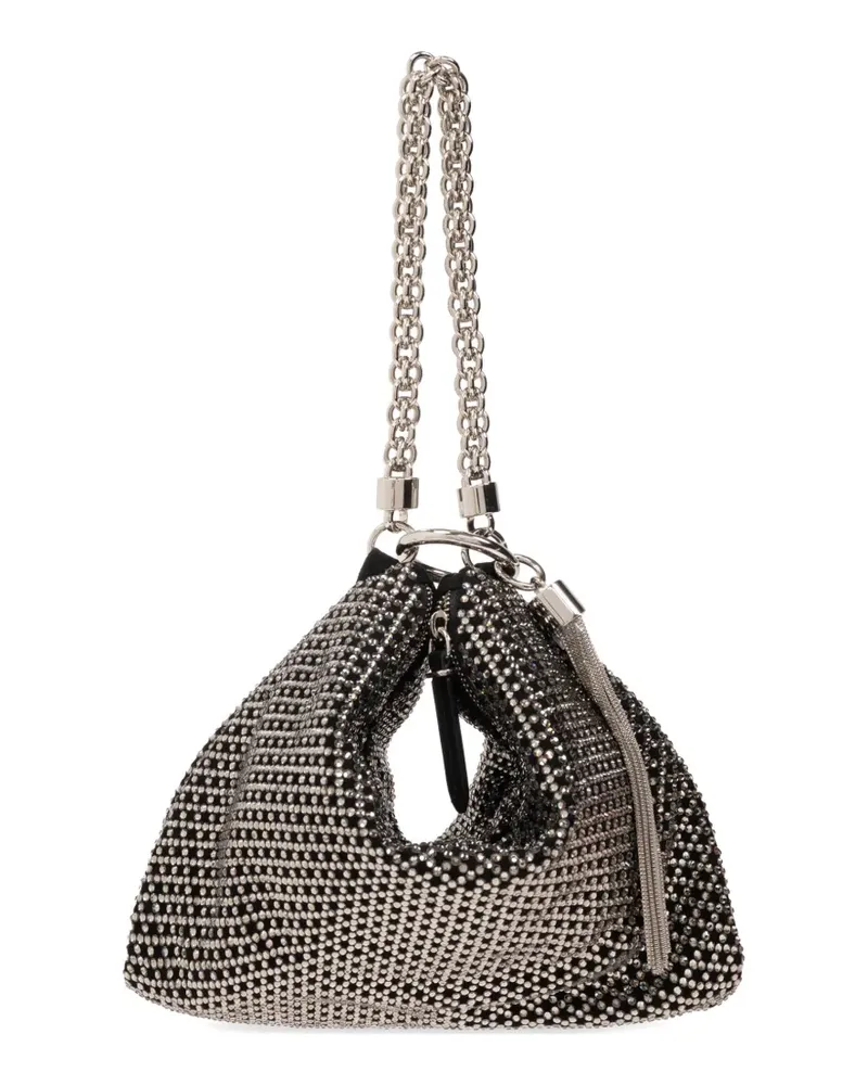 Jimmy Choo Clutch mit Kristallen - Schwarz Schwarz