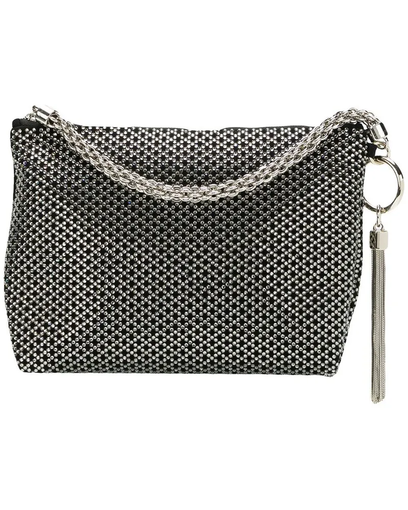 Jimmy Choo Callie'' Clutch mit Diamantenverzierung - Schwarz Schwarz