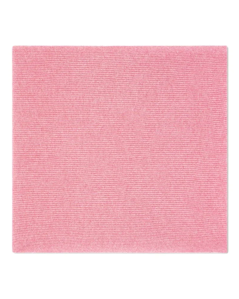 Eric Bompard Gerippter Kaschmirschal - Rosa Rosa