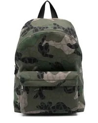 Valentino Garavani Rucksack aus Camouflage-Canvas Grün