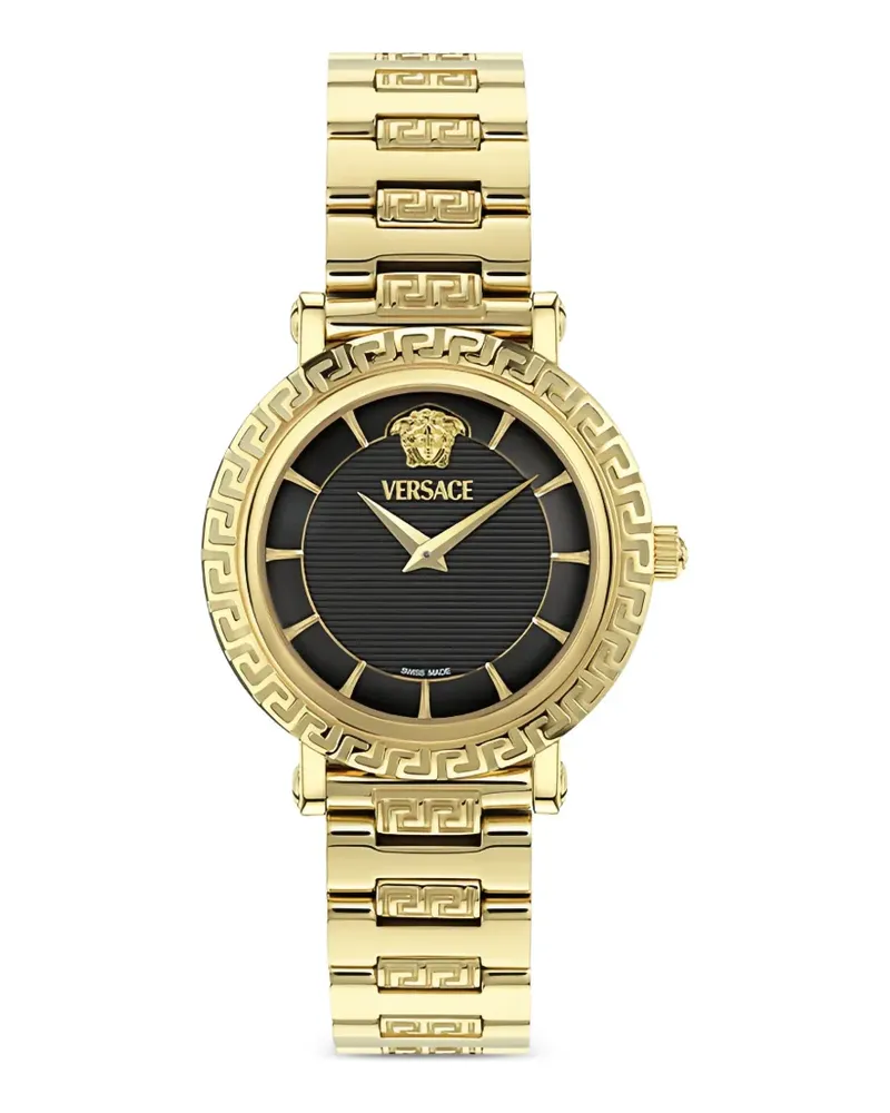 Versace Greca Sphere Nova Armbanduhr 35mm - Schwarz Schwarz