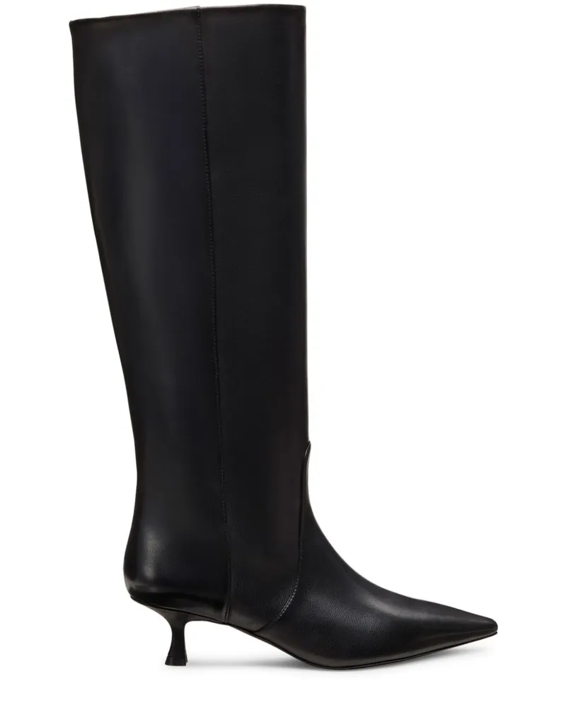 Stuart Weitzman Naomi Stiefel 50mm - Schwarz Schwarz