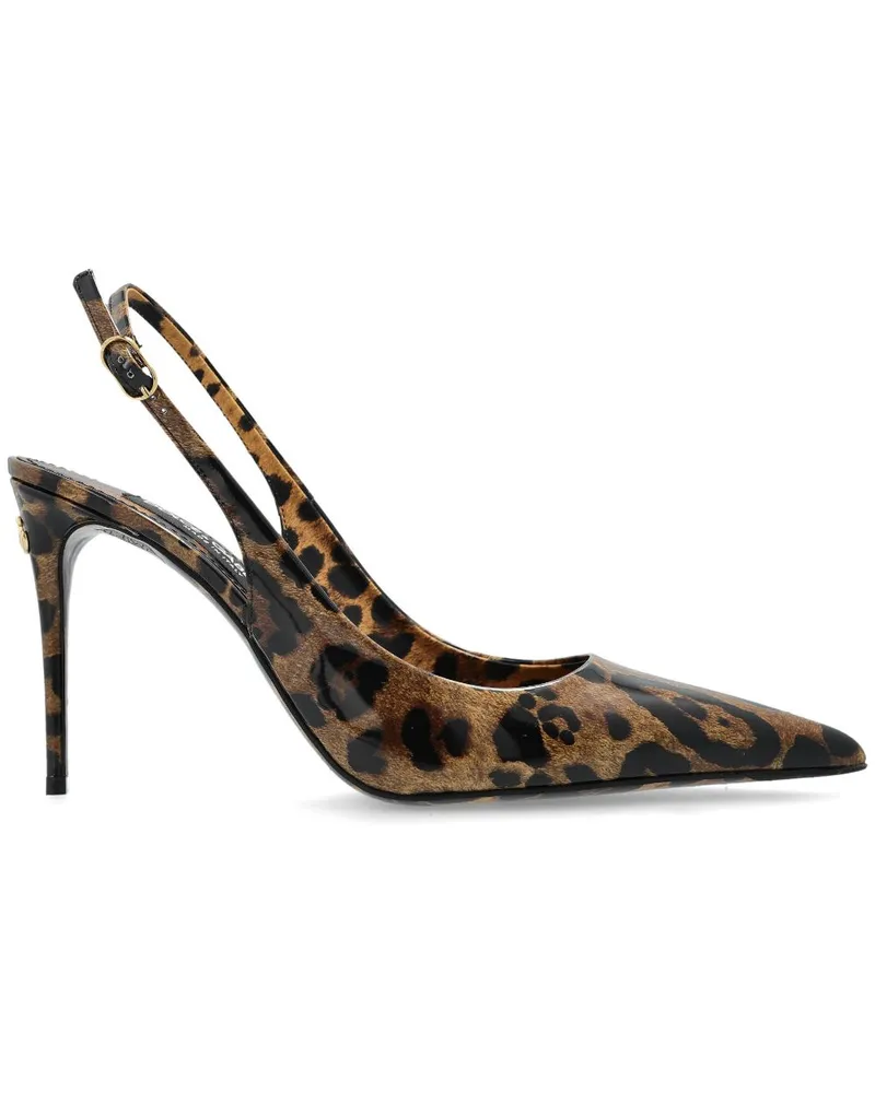 Dolce & Gabbana x Kim Pumps 90mm - Braun Braun