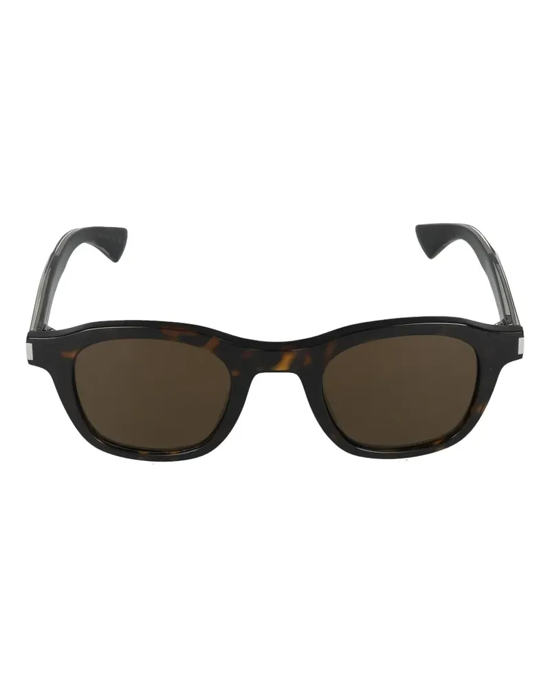 Saint Laurent tortoiseshell-effect sunglasses - Braun Braun