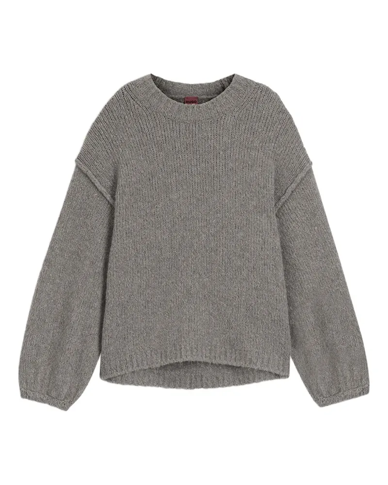 HUGO BOSS seam-detail sweater - Nude Nude