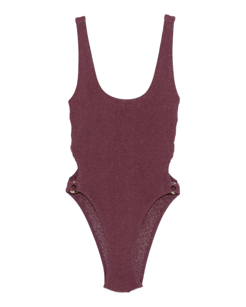 bond-eye Madison ring-detail swimsuit - Violett Violett