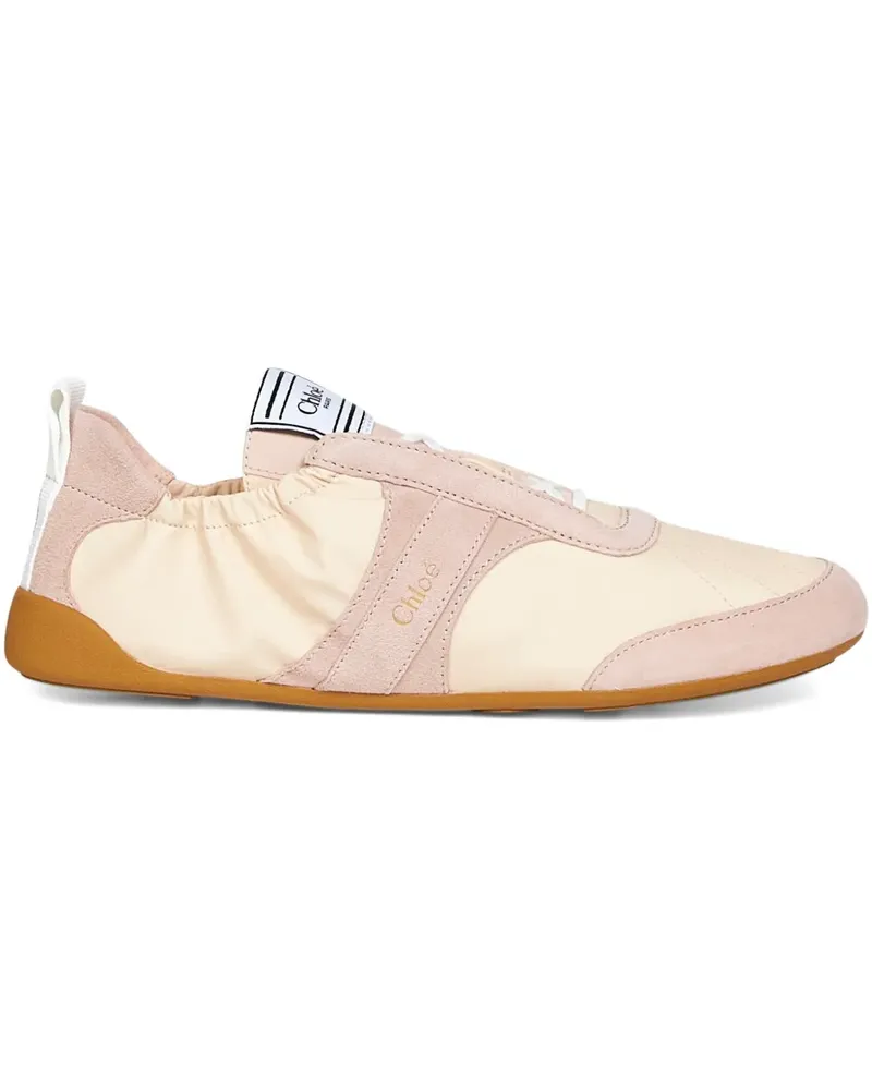 Chloé Kick lace-up sneakers - Nude Nude