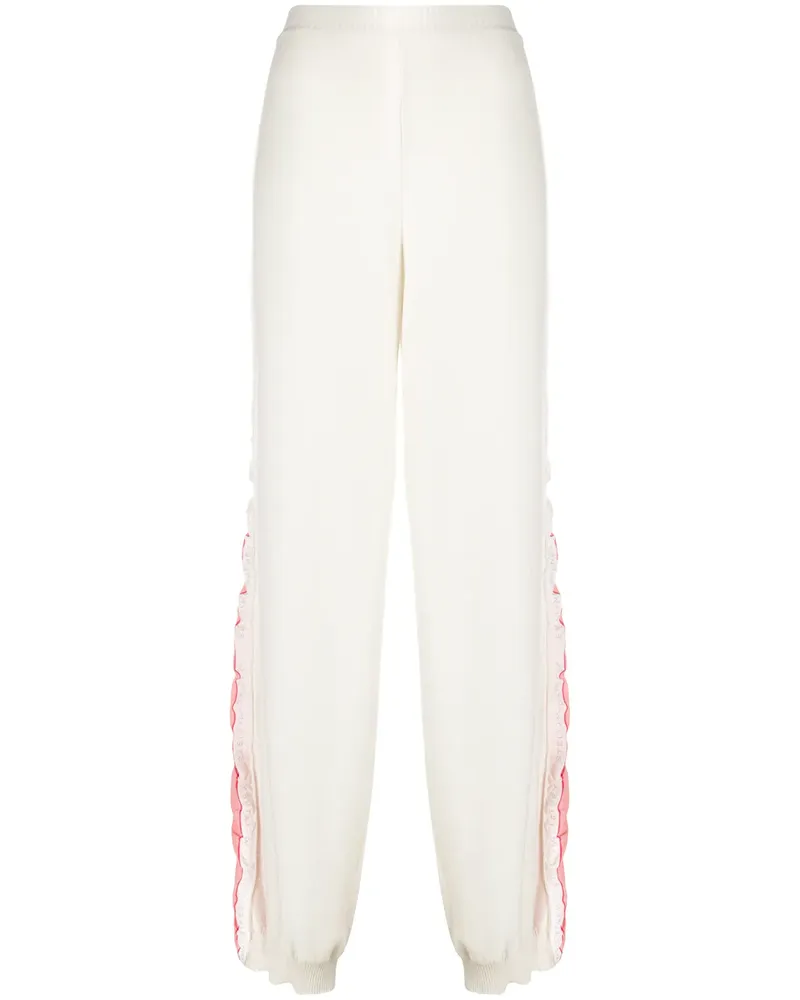 Stella McCartney Jogginghose mit Logo - Nude Nude