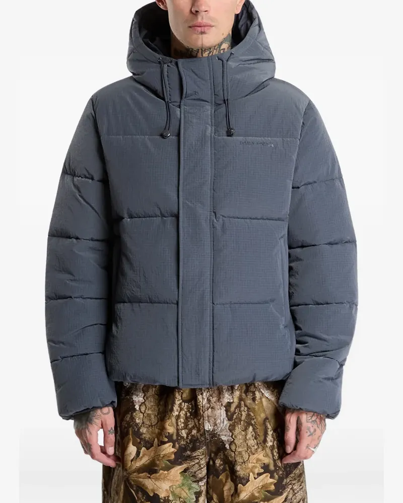 Daily Paper Gesteppte Jacke aus Ripstop - Grau Grau