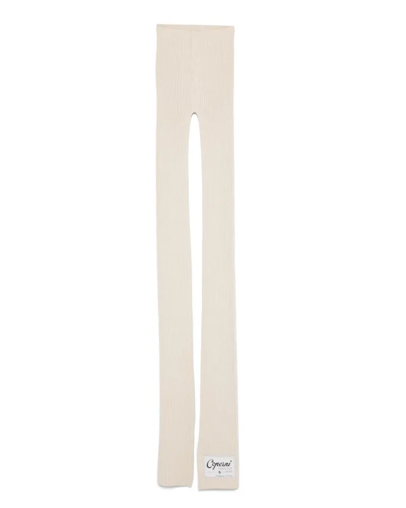 COPERNI Schal mit Logo-Patch - Nude Nude