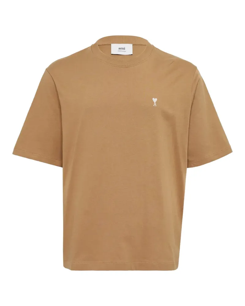 AMI Paris Ami de Coeur T-shirt - Braun Braun