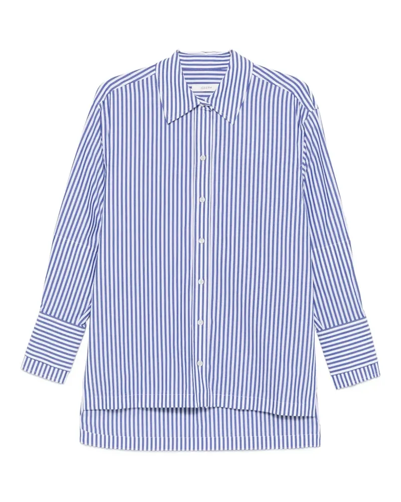 Joseph Theia vertical-stripe long-sleeve shirt - Blau Blau