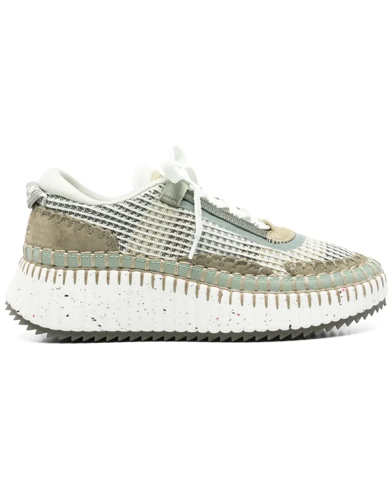 Chloé Nama Slip-On-Sneakers - Grün Grün
