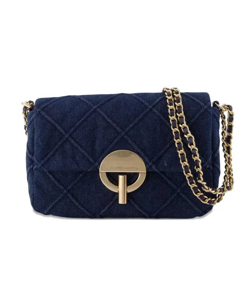Vanessa Bruno medium Moon quilted chain-strap shoulder bag - Blau Blau