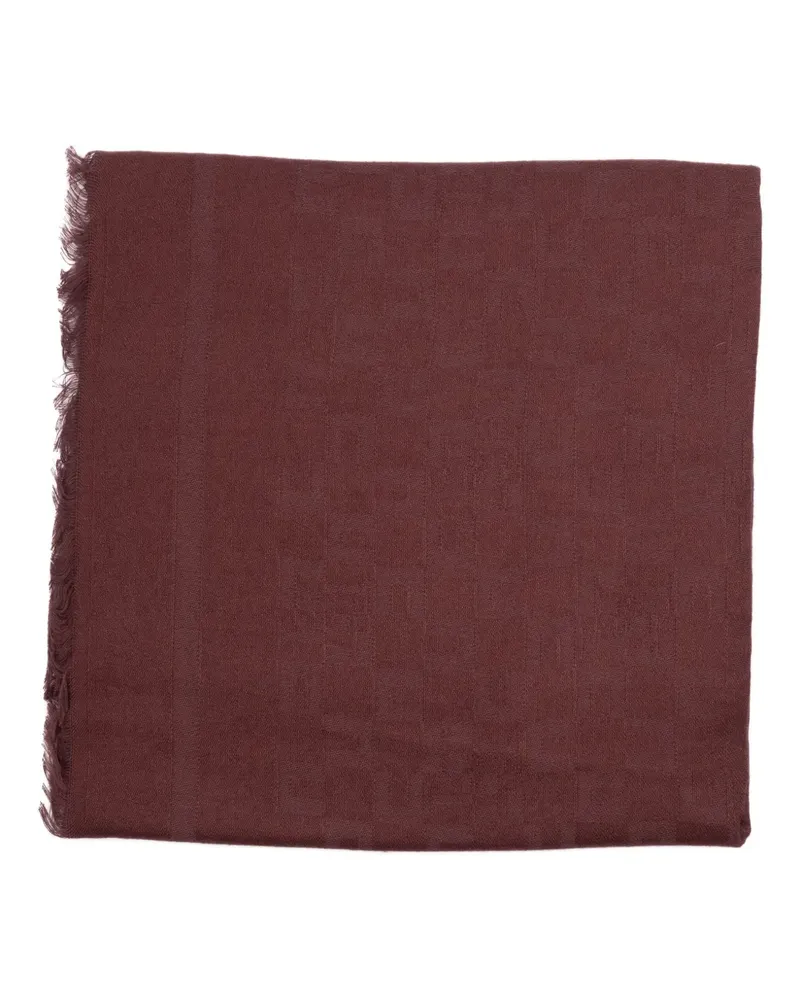 Elisabetta Franchi Schal mit Fransen - Rot Rot