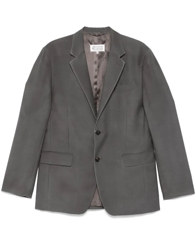 Maison Margiela Einreihiges Sakko - Grau Grau