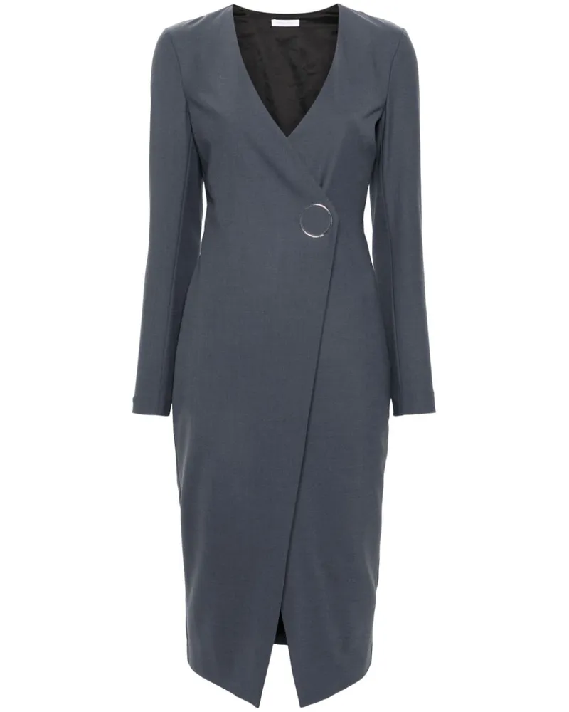 Patrizia Pepe Essential Midikleid - Grau Grau