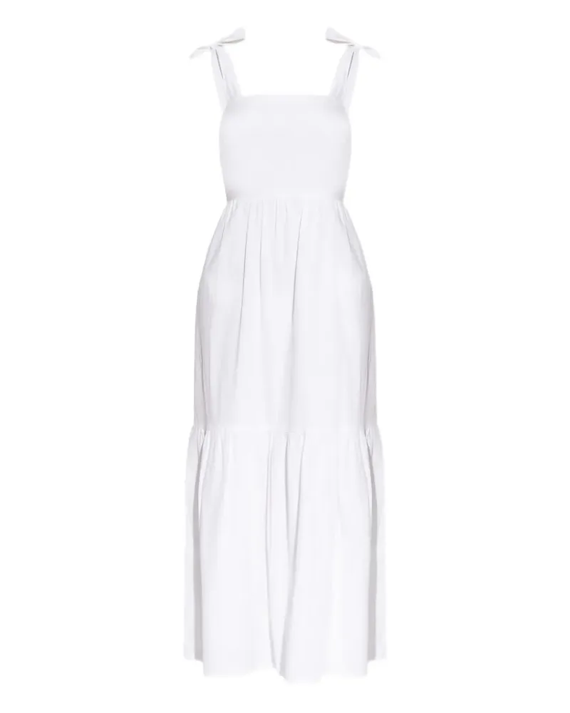 Melissa Odabash Klassisches Midikleid - Weiß Weiß