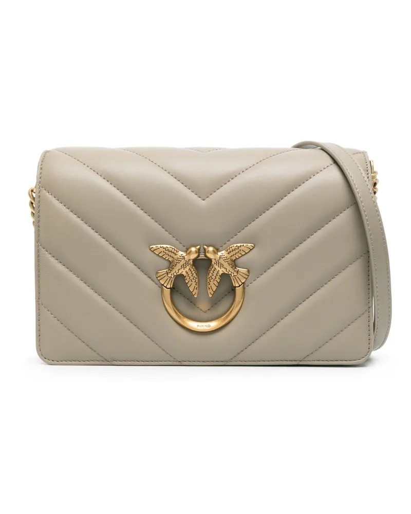 Pinko Schultertasche aus Leder - Grün Grün