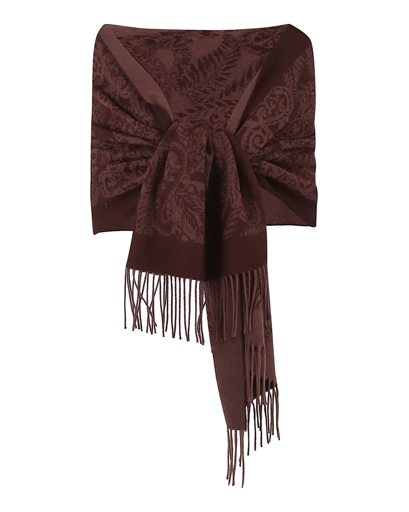 Etro Schal mit Paisleymuster - Braun Braun