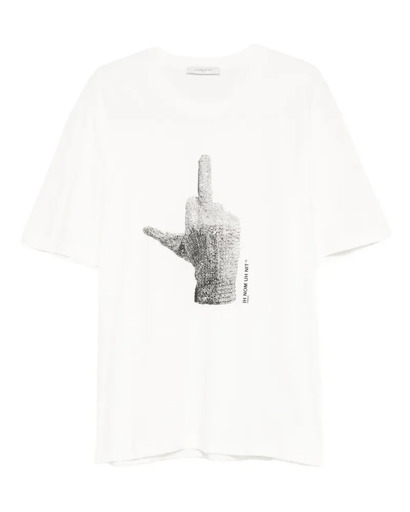 IH NOM UH NIT T-Shirt mit grafischem Print - Weiß Weiß