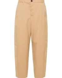 Marni Cropped-Hose mit weitem Bein Nude