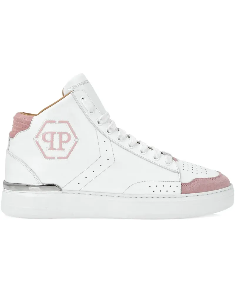 Philipp Plein Hexagon Sneakers - Weiß Weiß