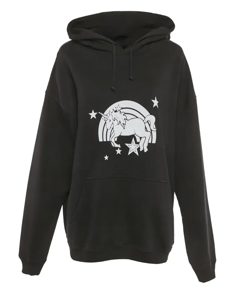 VETEMENTS graphic-print hoodie - Schwarz Schwarz