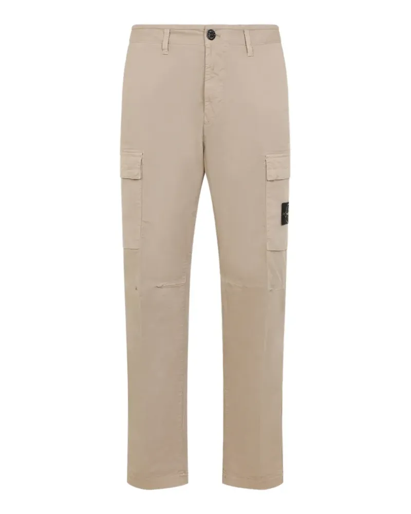 Stone Island Cargohose mit Logo-Patch - Nude Nude